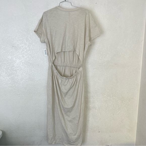 Old Navy Cream Midi Dress - Picture 2 of 6
